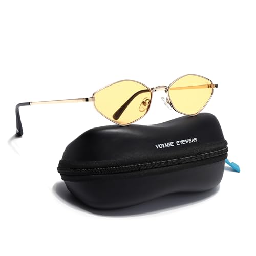 Image of Voyage UV Protection Hexagon Sunglasses for Men & Women