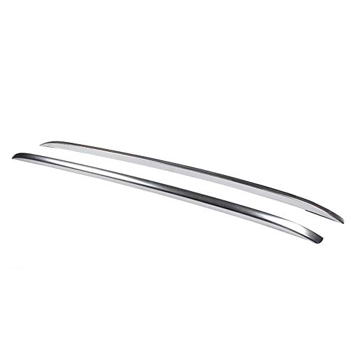 Hadeyicar Cubierta Decorativa de la Barra Lateral del Marco del Maletero del Techo Plateado para Audi A3 8 V Hatchback 2012-2018