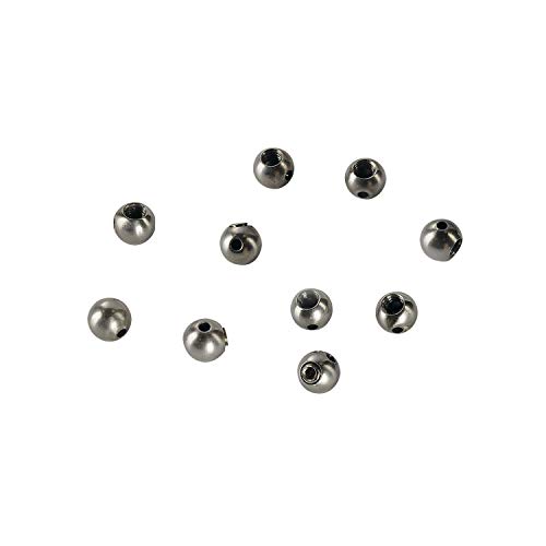 Tope para cable de acero 0.75 mm SLV con tornillo prisionero gris set de 10 unidades
