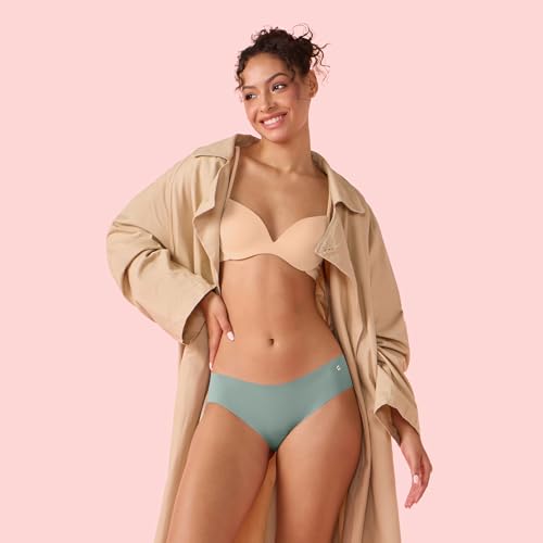 Image of Enamor Innovations Invisi, All Day Comfort, Low Waist Bikini Panty for Women - No Visible Panty Lines, Sweat Wicking, Free Cut, Regular Coverage - PB40