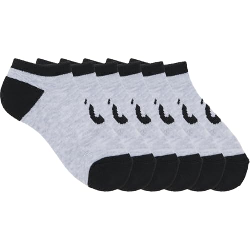 ASICS Unisex Y INVASION NO SHOW SOCKS Training Accessories, M, MED GREY/BLACK