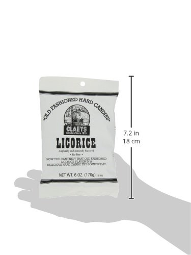 Claeys Licorice Hard Candy, 6-Ounce Packages (Pack Of 12) #TOP3