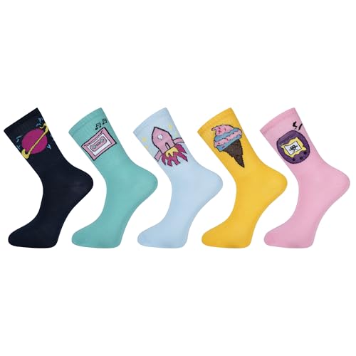 Chaussettes décontractées en coton spatiales : douceur et respirabilité optimale