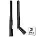 Produktbild Akasa Omni-Direktionale Tri-Band Wi-Fi Antenne, RP-SMA Male, 2 Stück, 2dBi, Konform mit IEEE 802.11a/b/g/ac/ad Frequenz, A-ATN01-BK