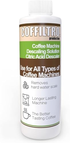 Descaler Universal Descaling Solution for All Types of Coffee Machine - 250mL (2 Uses Total)