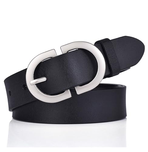 Women Leather Belts with Pin Buckle - Stylish Waist Belts for Jeans, Pants, Dresses - Genuine Leather Belts for Women2