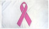 Pink Ribbon Breast Cancer Awareness Flag 3 x 5 Foot Indoor Outdoor Banner New