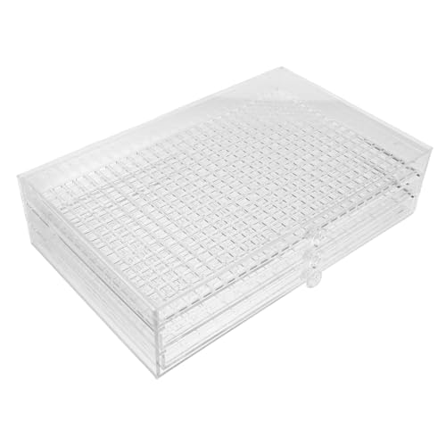 Boîte de rangement acrylique COLLBATH à 3 tiroirs transparents