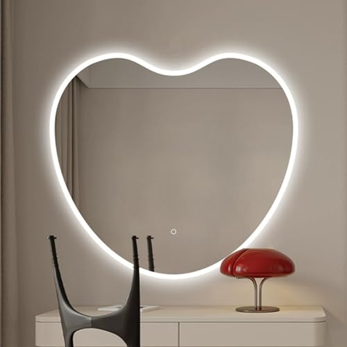 Miroir sans cadre design luxe diamant avec éclairage LED blanc 20in - 2