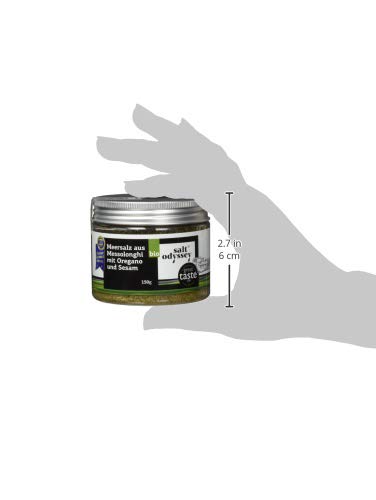 Salt Odyssey Meersalz mit Sesam und Oregano 150g, 2er Pack
