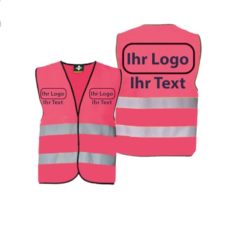 Warnweste/Sicherheitsweste in verschiedenen Farben - personalisiert | IHR Logo - IHR Text | farbig bedruckbar mit Text und/oder Logo | mit Reflex-Leuchtstreifen Warnweste/Sicherheitsweste in verschiedenen Farben - personalisiert | IHR Logo - IHR Text | farbig bedruckbar mit Text und/oder Logo | mit Reflex-Leuchtstreifen