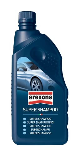Arexons Super Car & Bike Shampoo, 1Ltr | Thoroughly Cleans Paint Surfaces | Removes Dirt | Leaves Sparkling Clean and Shiny | Suitable for All Paint Types