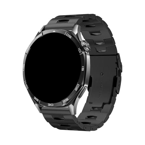 PPzsyxx Correa de titanio 22mm For Huawei Watch 5 4 GT6 GT5 Pro GT4 46mm pulsera ligera accesorios(Titanium Grey,For GT6 46mm)