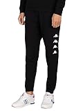 Kappa Herren KOLRIK Hose, Schwarz, S