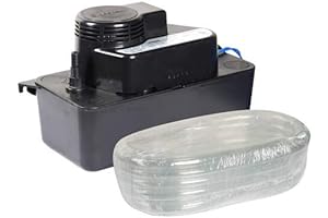 Beckett Pumps Medium Condensate Pump w/ Safety Switch, Auto Shut-off, and 3/8" PVC Tubing