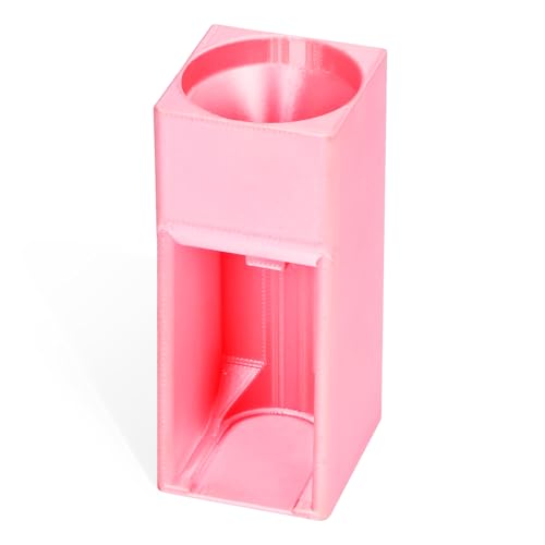 Image of Diamond Painting Organizer - Drill Funnel for Round Containers, Portable Art Funnel for Easy Transfer, Accessories (Pink)