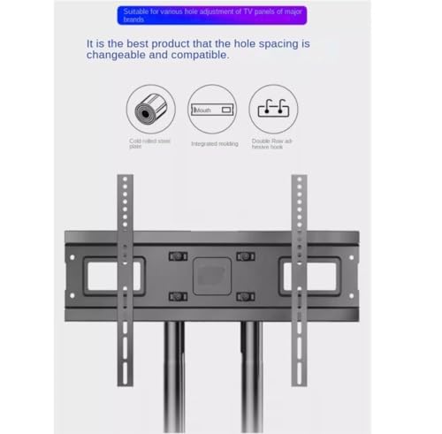 Soporte móvil para TV de 32-75 pulgadas con ruedas miniatura 4