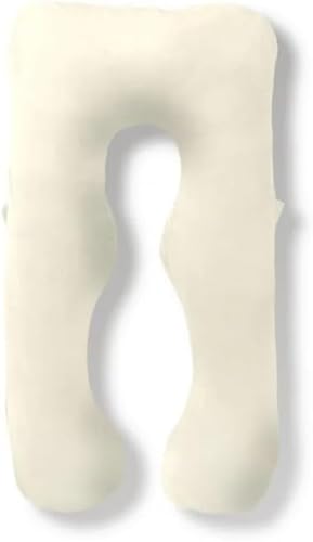 HUGMINR ハグミン 抱き枕 だきまくら 妊婦 枕 授乳クッション 【体圧分散xあらゆる寝姿勢に対応】 全身を包み込む 【高さ調整可】 シングル ベットで使える 【寝返りスムーズx洗えて清潔】抗菌 防臭 防ダニ 【高級ギフトパッケージx補充綿付】 ミデ