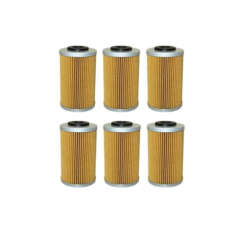 Ölfilter kompatibel for Husqvarna Vitpilen 701 Svartpilen 401 / FS650E FS650C FS550 FS450E FE550E FE650E FE450E FC450 FC550(6pcs)