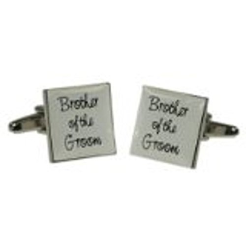 Mancuernillas para hombre RGT Brother Of The Groom cuadradas miniatura 1