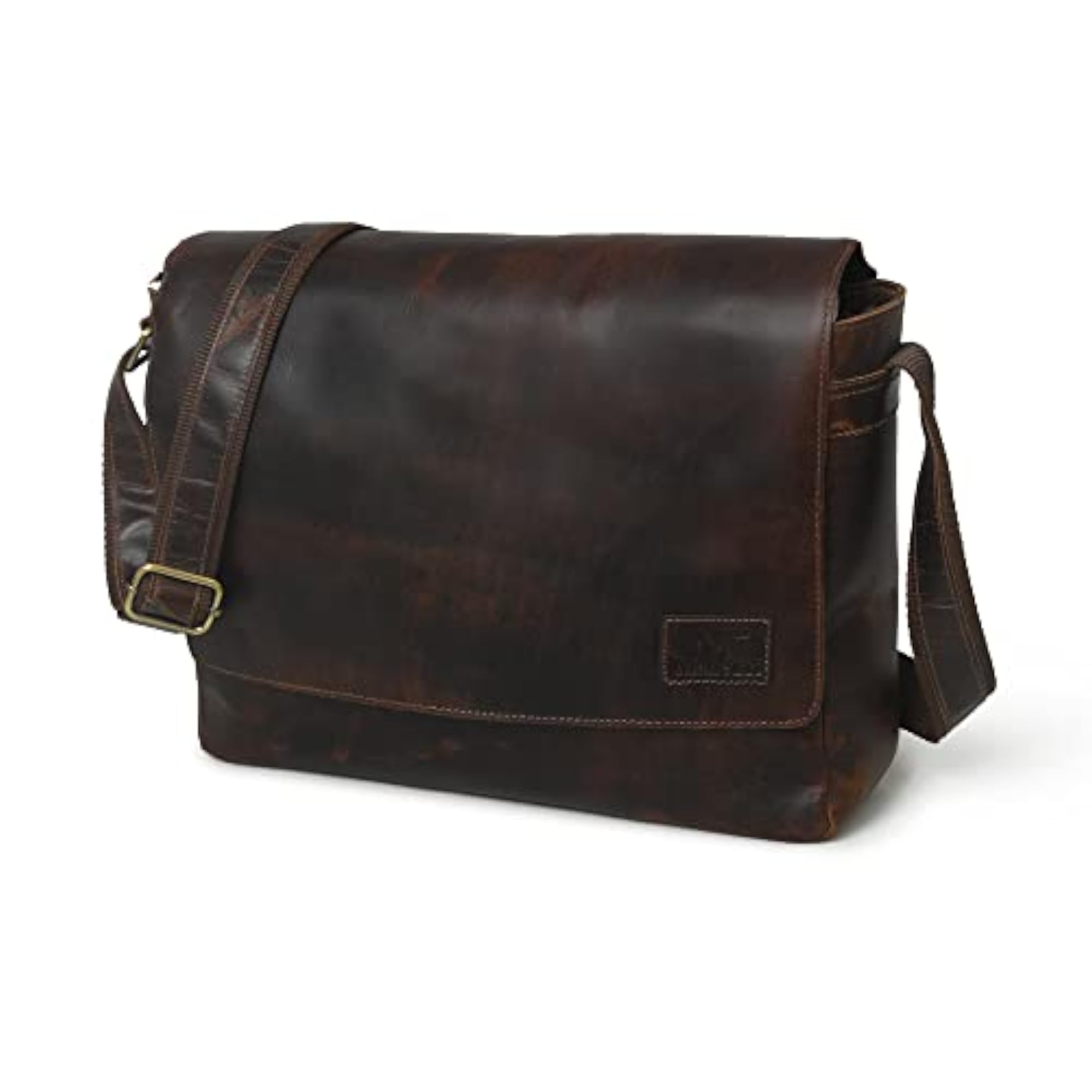 Kayden Leather Crossbody Messenger Bag for Men