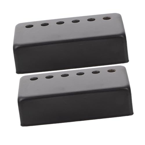 WESIEVYA 2 piezas Fundas Protectoras de Metal para Pastillas Humbucker de Guitarra Eléctrica y Fáciles...