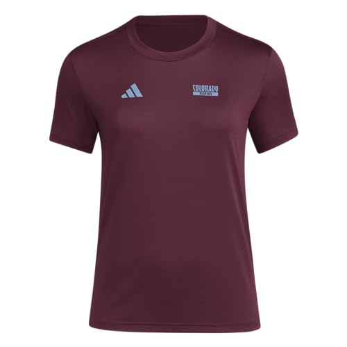 T-Shirt Colorado Rapids Femme adidas Maillot Avant-Match à Manches Courtes