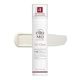 EltaMD UV Clear Face Sunscreen SPF 46, Oil Free Sunscreen with Zinc Oxide, Dermatologist Recommended, For Acne-Prone Sensitive Skin, 3.7 oz