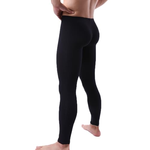 Men's Thermal Underwear Pants Breathable Thermal Bottoms Long Johns Leggings Base Layer Underwear4