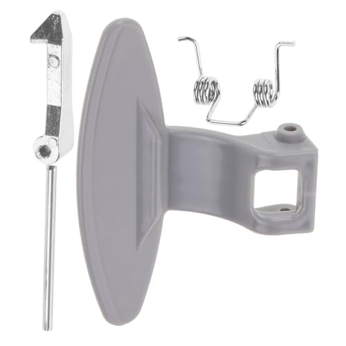 POPETPOP 1 セット ドラム式洗濯機の付属品 ドアストップ ドアハンドル 洗濯機のハンドル パラ アデシボス 交換用ハンドル 金属ハンドル Silver