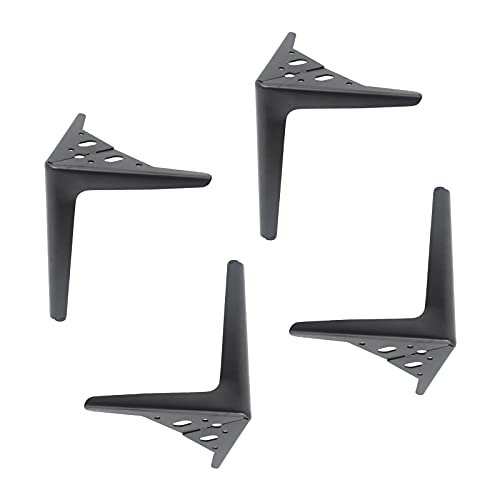 CVGfko Pack of 4 Metal Furniture Legs,Industrial Metal Legs for Coffee Tables,Replacement Sofa Legs,Triangular Hairpin Legs,5 Colors,Load Capacity：400 Kg.