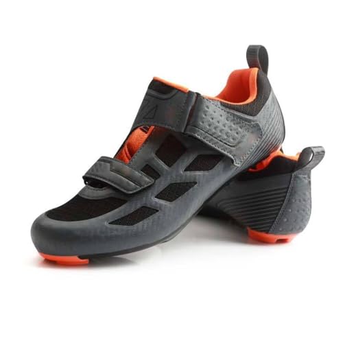 Zapatos de bicicleta de carretera para hombres ligeros de triatlón