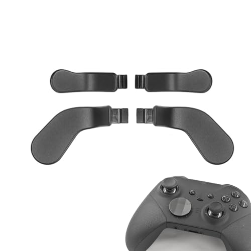 Image of 4 Pcs Elite Control Paddles for Xbox One Elite Controller, Elite Controller Metal Paddles for Xbox One Elite Series 2 /Elite 2 Core Controller, Paddles for Xbox Elite Series 2 Controller(Black)