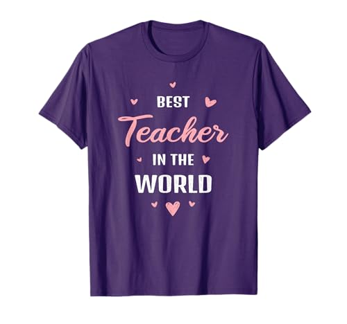 Best teacher in the world Elementary School Teacher Squad T-Shirt
