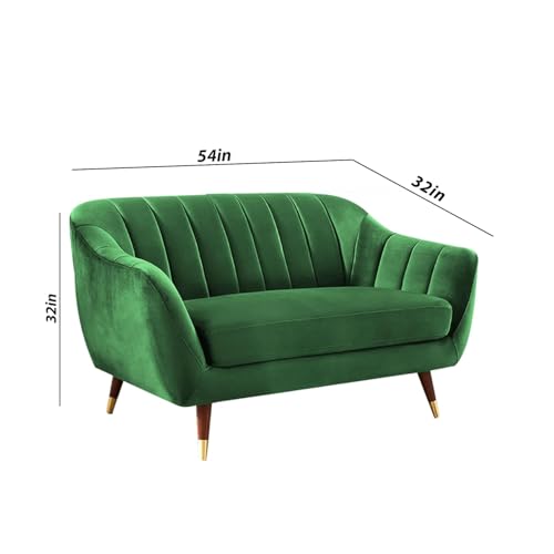 Image of Atticus 3+2 Seater Sofa Set for Living Room (Green Colour) Premium Fabric Sofa