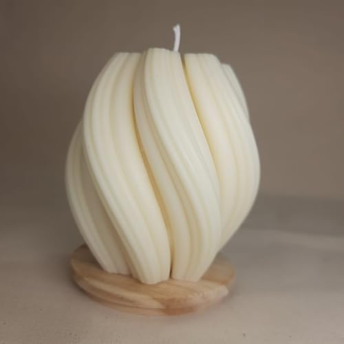 Vela Decor Vegetal Aromática Curvas Grande Lavanda 240g