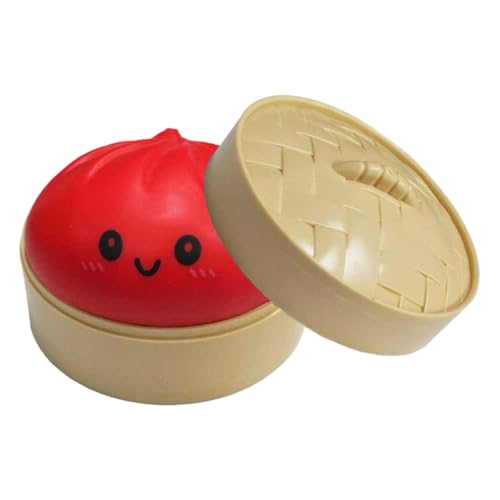 Image of Dumpling Ball Cute Funny for Playing Birthday Gifts Halloween Project Red