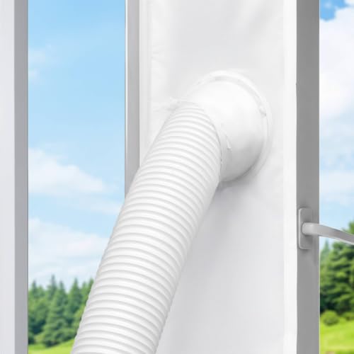 Sello flexible de 3 metros ajustable para aislar el aire acondicionado portátil 4