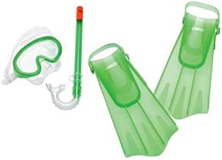Speedo Kid's Aqua Quest Mask/Snorkel/Fin Set