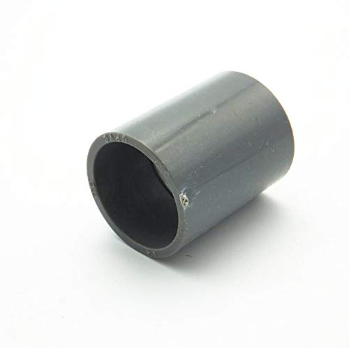 40mm ID Equal Straight PVC Tube Joint Pipe Fitting Coupler Adapter Water Connector for