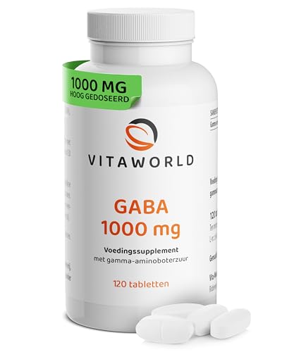 Vita World GABA Gamma-aminoboterzuur 1000mg - Hooggedoseerd