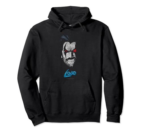 DC Comics Justice League Lobo Face Pullover Hoodie
