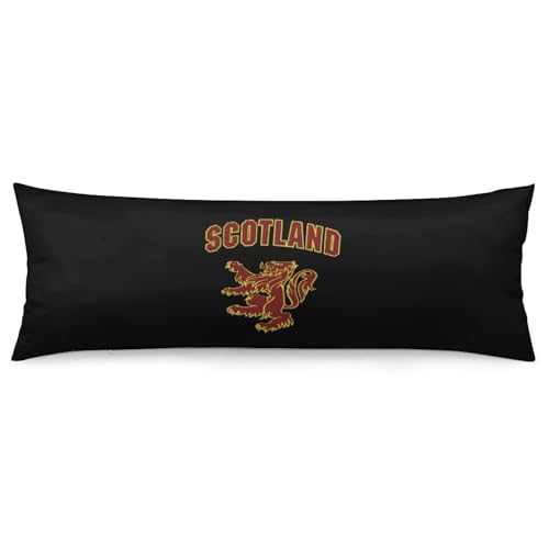 Scottish Rampant Lion Body Pillow Cover Lightweight Long Pillow Case for Cushion Sofa Living Room Bed 20
