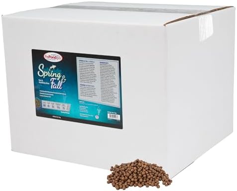 The Pond Guy Spring & Fall Wheat Germ Fish Food for Koi & Goldfis...