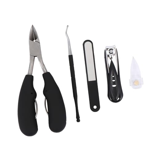 FOYTOKI 5pcs Manicure Set Nail Clippers Cuticle Clippers Fingernail Clipper Tool Kit Lightweight for Home Use