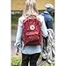 Fjällräven Kånken Unisex Travel Backpack - Side Slip Pocket - Adjustable Shoulder Straps - Dual Top Handles Ox Red One Size One Size