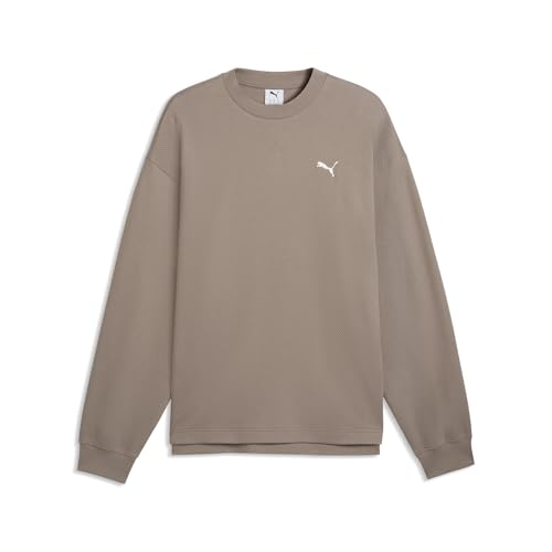 Sweat Puma col rond homme coupe ample pour éliminer l'inconfort des hauts serrés