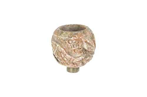 Weedness Bong-Speckstein-Kopf-Rund 5-Teiliges Set - Köpfchen Chillum Shillum Schraubkopf Steckkopf Adapter Zubehör… – Bild 3