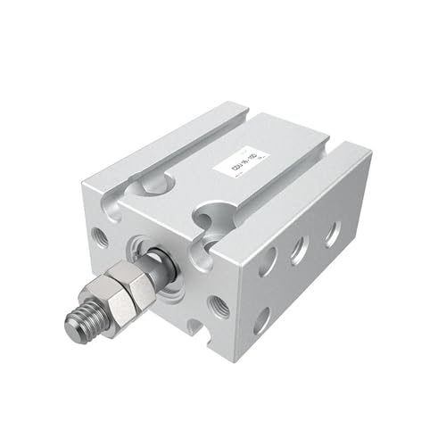 Cylindre à installation libre CU20 avec course 10mm double effet à tige hydraulique compacte - 4