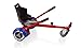 OVIBOARD Silla, Asiento de Hoverboard, Kart para Patinete, Adaptable 6.5 8 y 10 Pulgadas (Rojo)